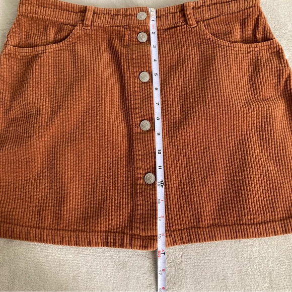 ZARA corduroy mini skirt size large - Picture 7 of 10